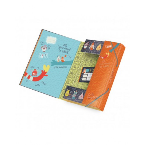 CUTE MONSTERS-BOX NA ZOŠITY A4 CUTE MONSTERS-BOX NA ZOŠITY A4